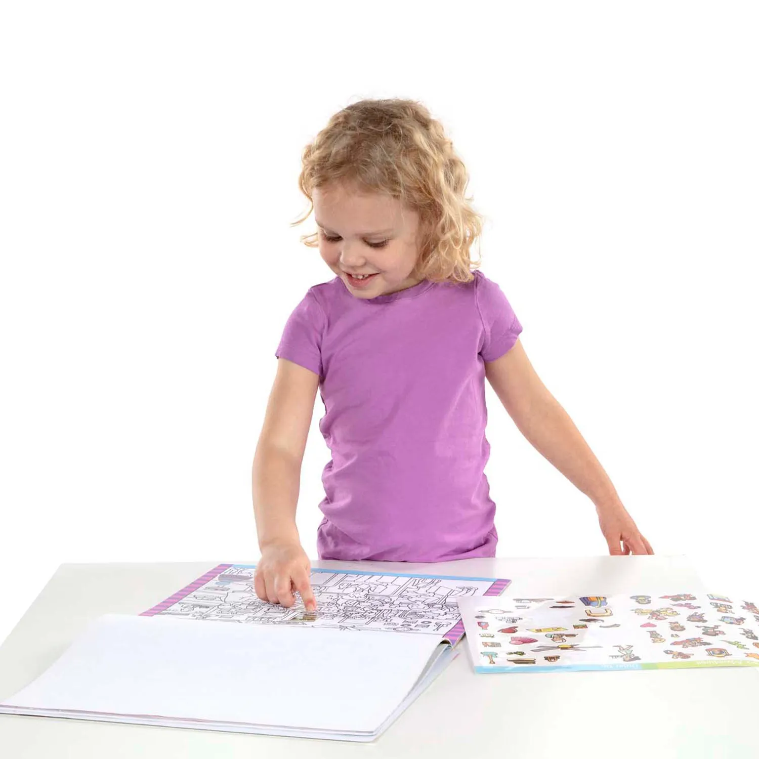Melissa & Doug Around Town Seek & Find Stickerblock 400 Sticker