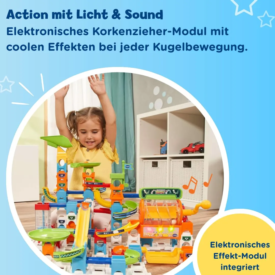 VTech Marble Rush Super Action Set L100 Kugelbahn interaktiv 99-tlg
