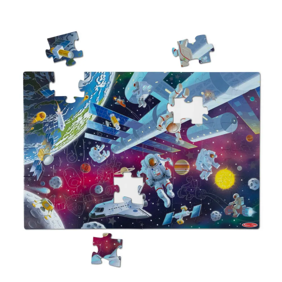 Melissa & Doug Outer Space Bodenpuzzle Weltall 48 Teile