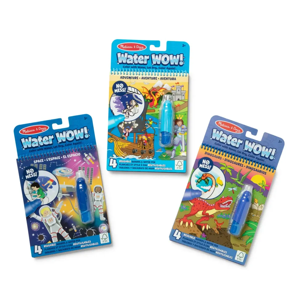 Melissa & Doug Water WOW 3er Dino Abenteuer Weltraum