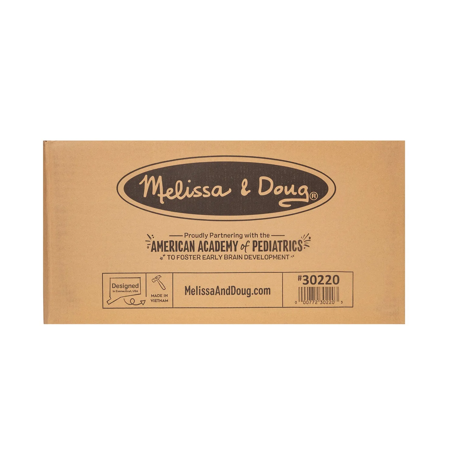Melissa & Doug Kinderstühle Holz 2er-Set Weiß