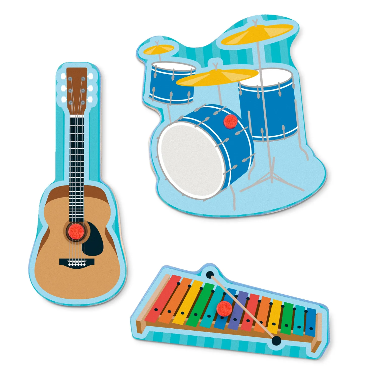 Melissa & Doug Musical Instruments Soundpuzzle 8 Teile Holz