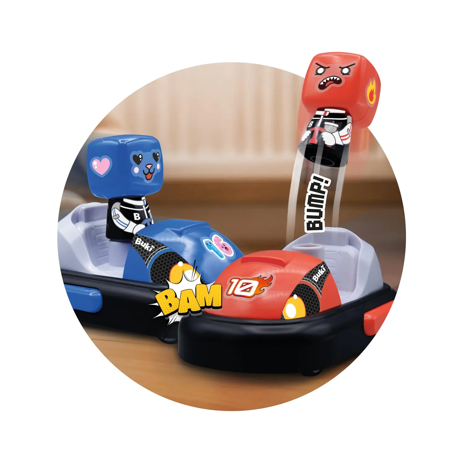 Buki 37296 RC Karts Set Autos ferngesteuert 2 Stück 25 m