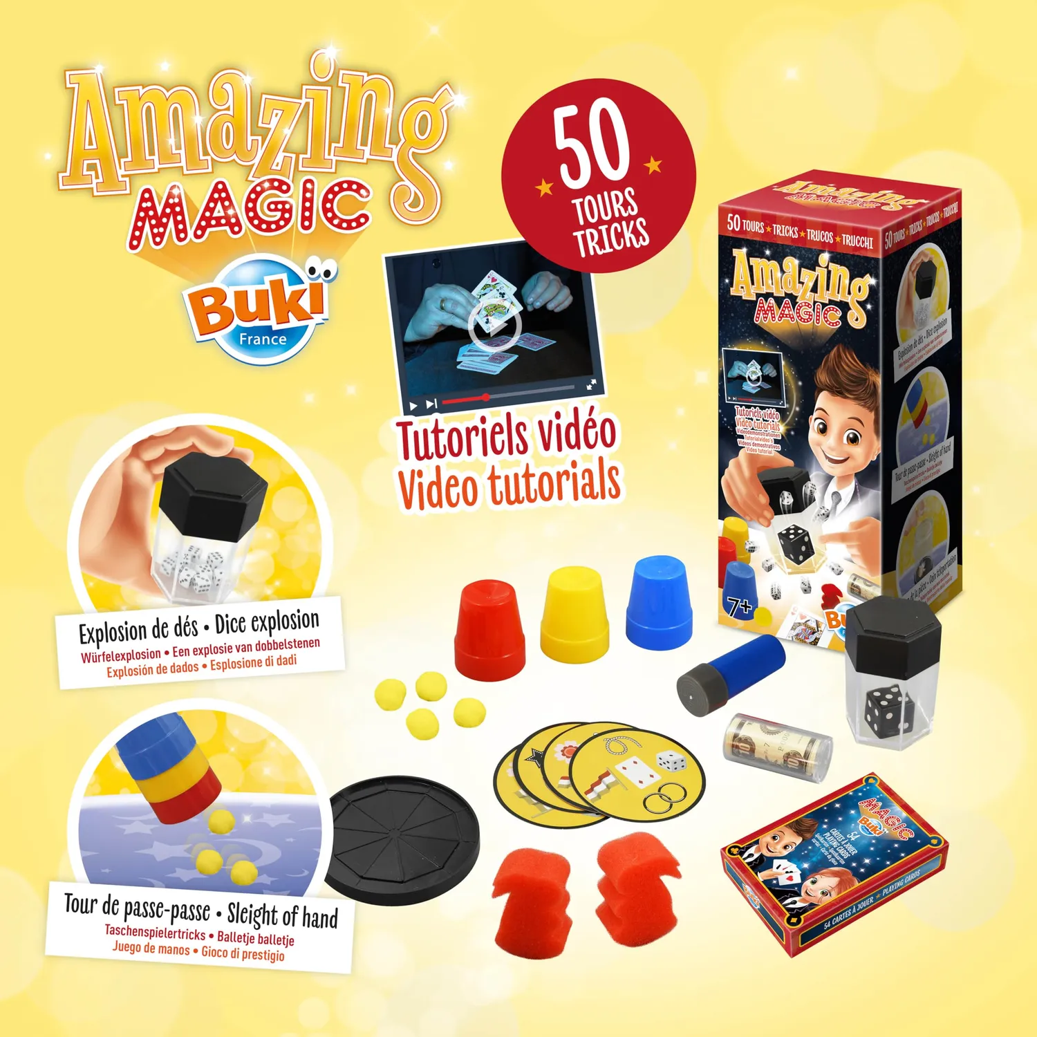 Buki 6063 Amazing Zauberkasten 50 Tricks ab 7 Jahren