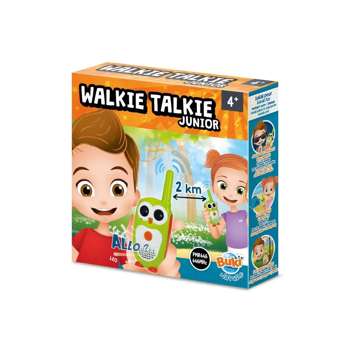Buki TW01 Walkie Talkie Funkgerät 2er Set 3 km