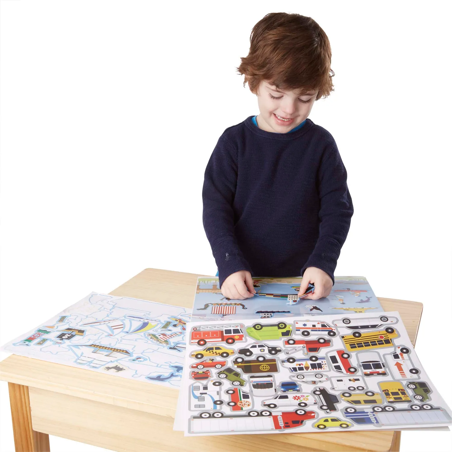 Melissa & Doug Vehicles Sticker Pad Sticker 165 Teile