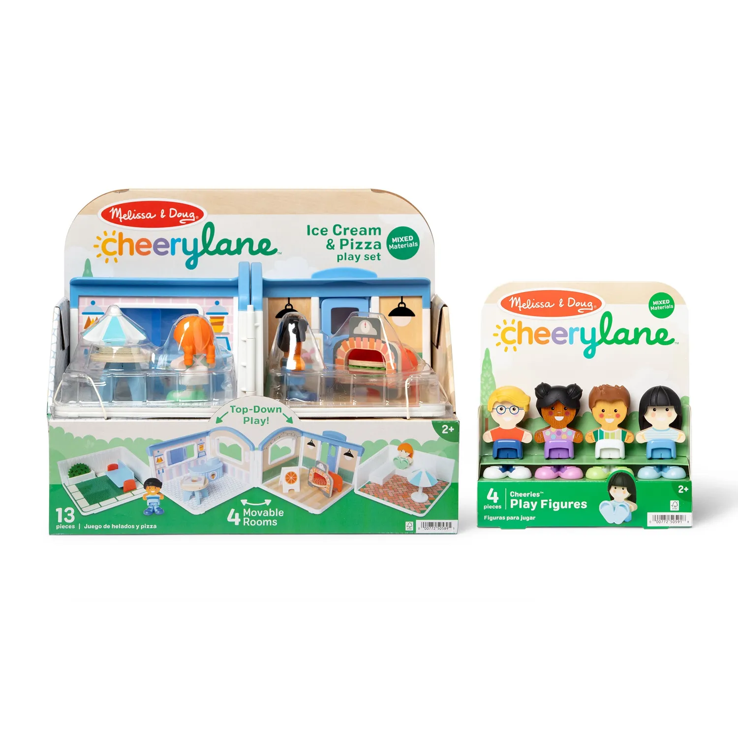 Melissa & Doug Cheery Lane Spielset Pizza Eis Restaurant