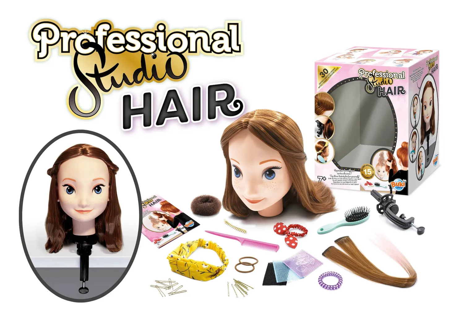 Buki Professional Studio Hair 5422 Frisierkopf ab 7 Jahre
