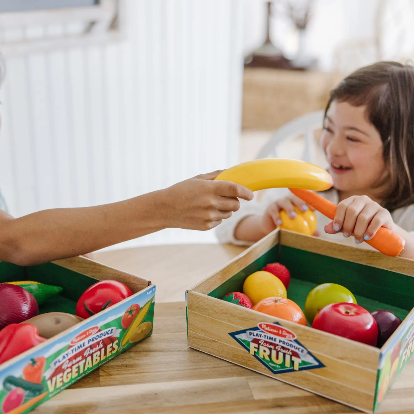 Melissa & Doug Combo Obst & Gemüse Kaufladen Set 16-teilig