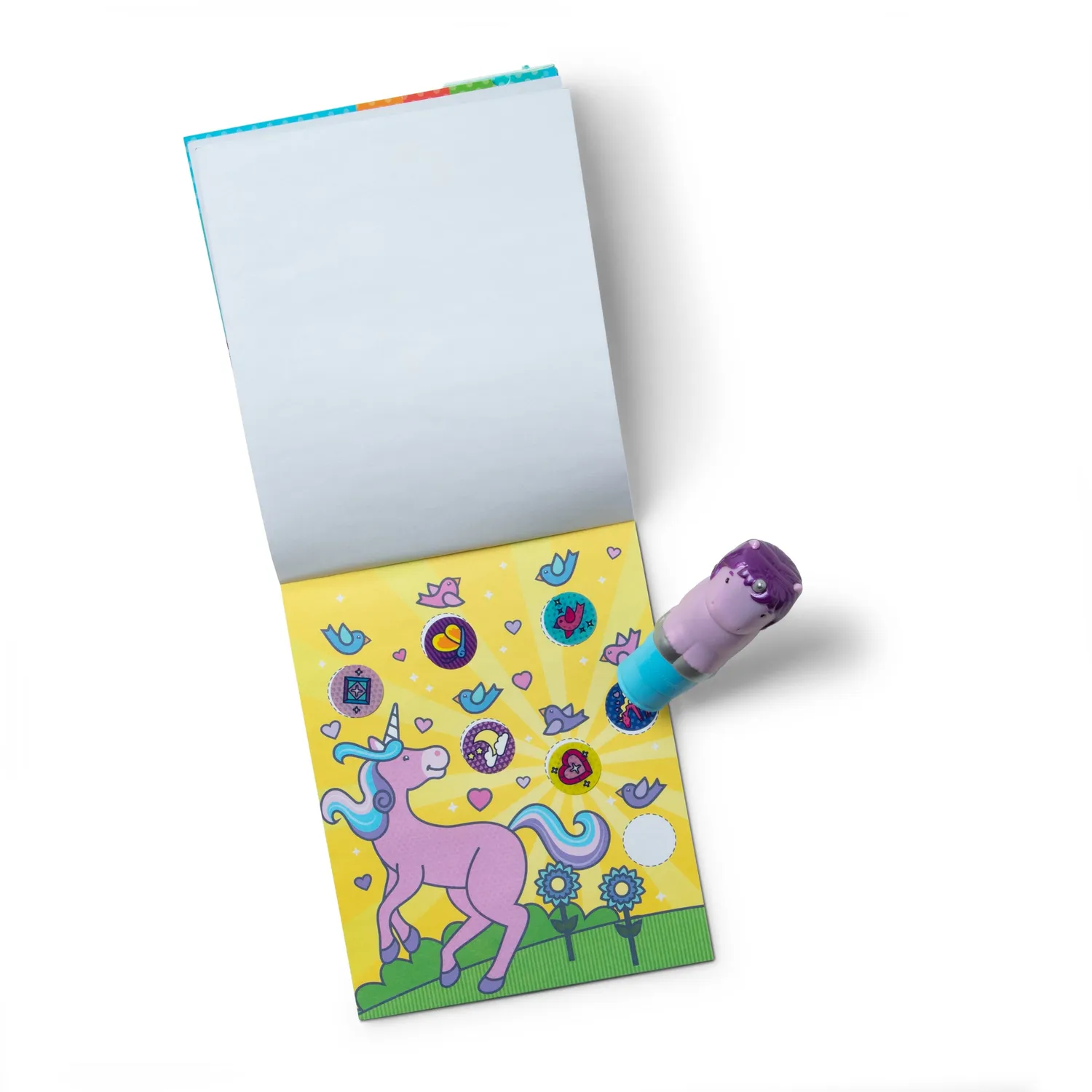 Melissa & Doug Sticker WOW! Stempel Einhorn Lila 324 Teile