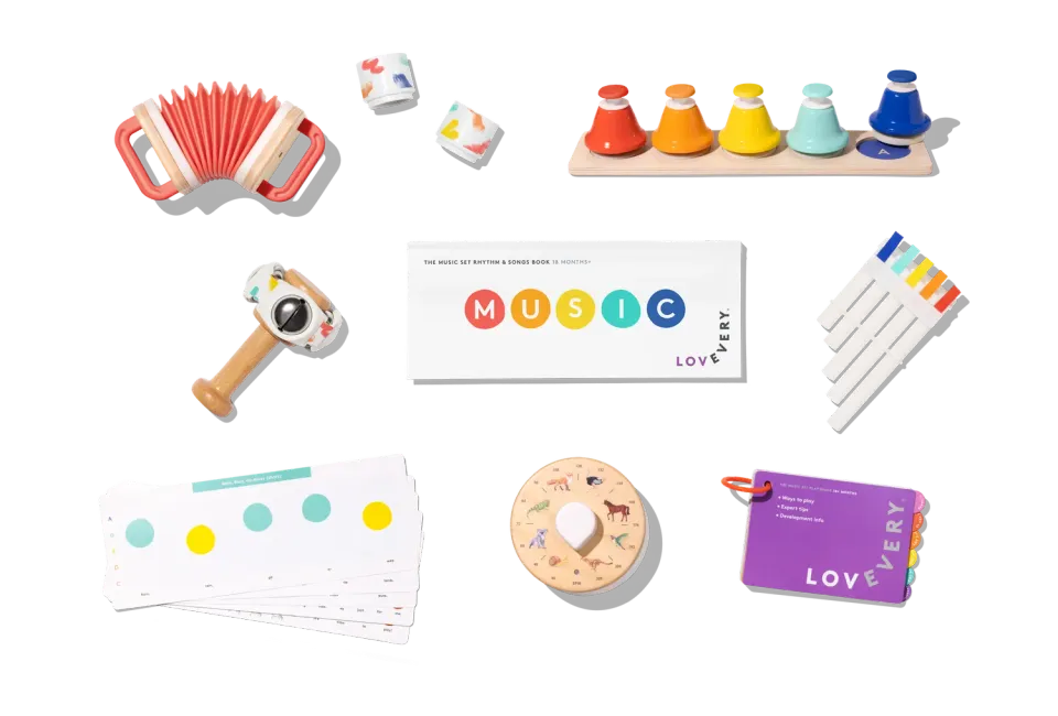 Lovevery Musikset Instrumente Kinder Holz