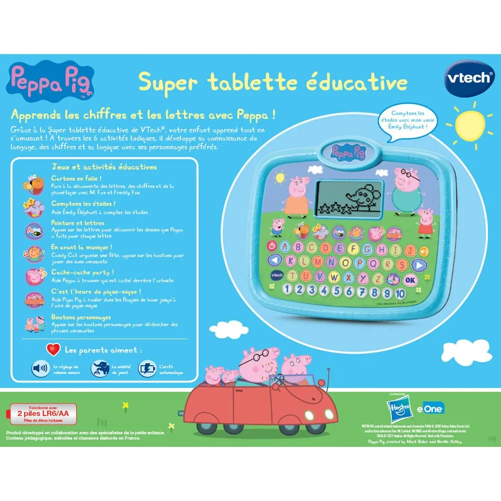 VTech Peppa Pig Super Lerntablett Tablet französisch 2-5 Jahre