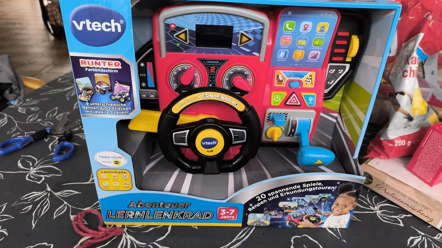 VTech Abenteuer Lernlenkrad LCD-Steuer 3-7 Jahre