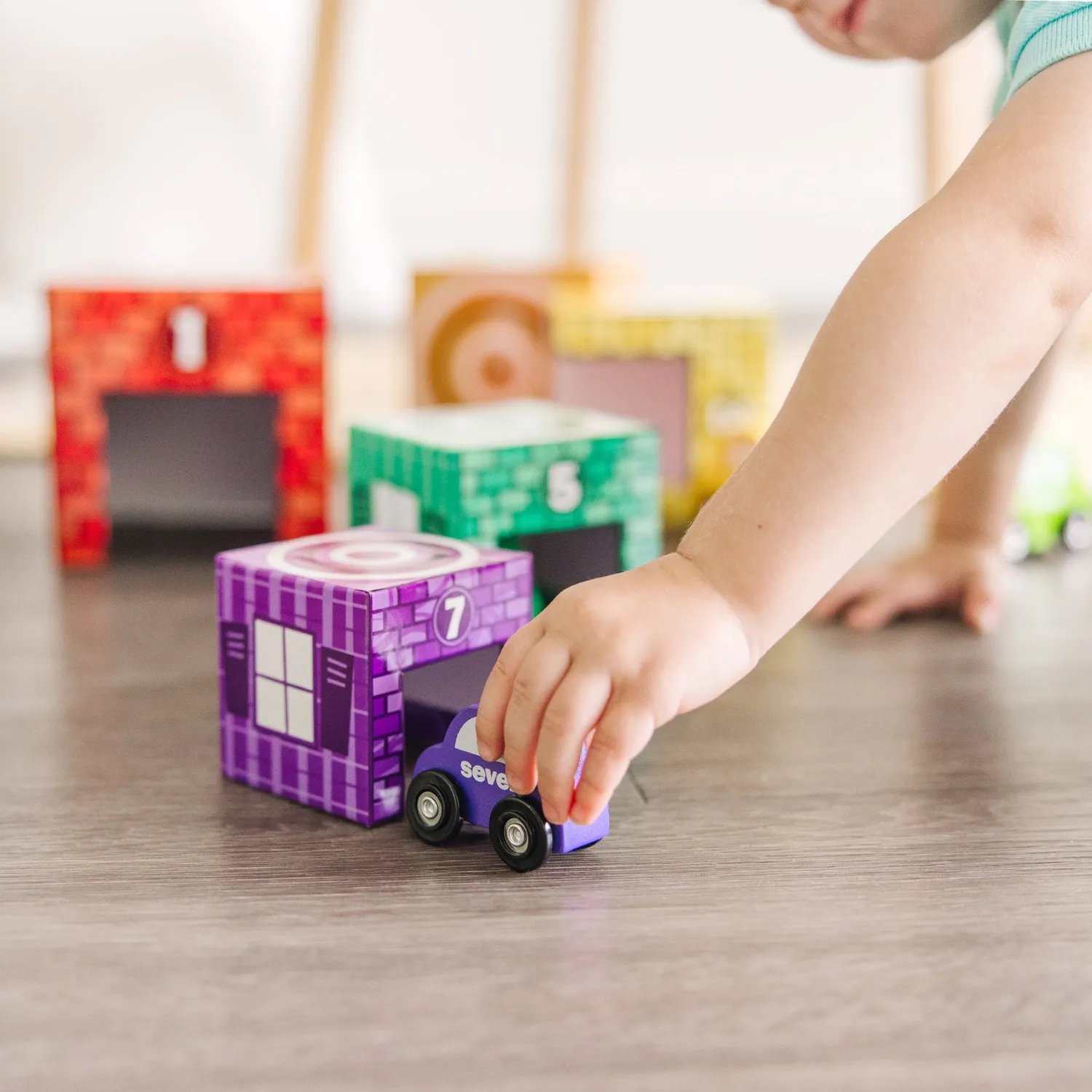 Melissa & Doug Garagen & Autos Holzspielzeug 14-teilig