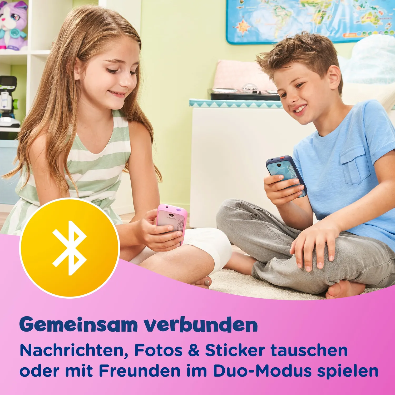 VTech KidiZoom Snap Touch Kinderkamera Pink 5MP Bluetooth