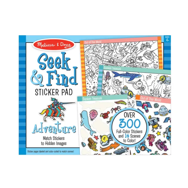 Melissa & Doug Seek & Find Adventure Sticker Pad