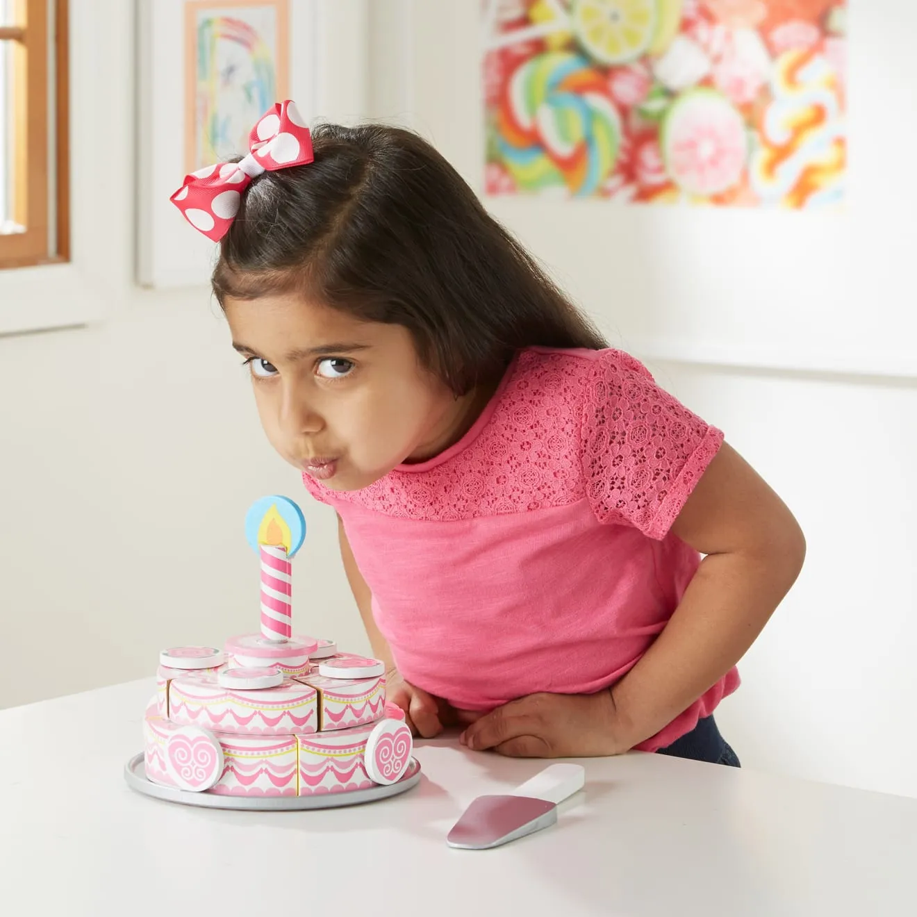 Melissa & Doug Triple-Layer Party Cake Holzspielkuchen 3-lagig