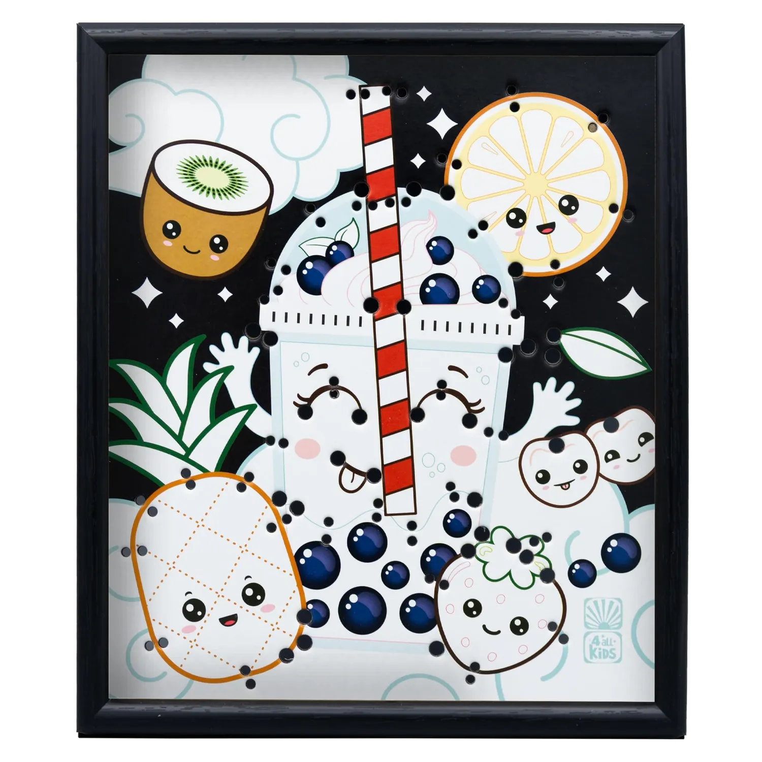 Buki Neonrahmen Bubble Tea Bastelset 3 Lichtmodi