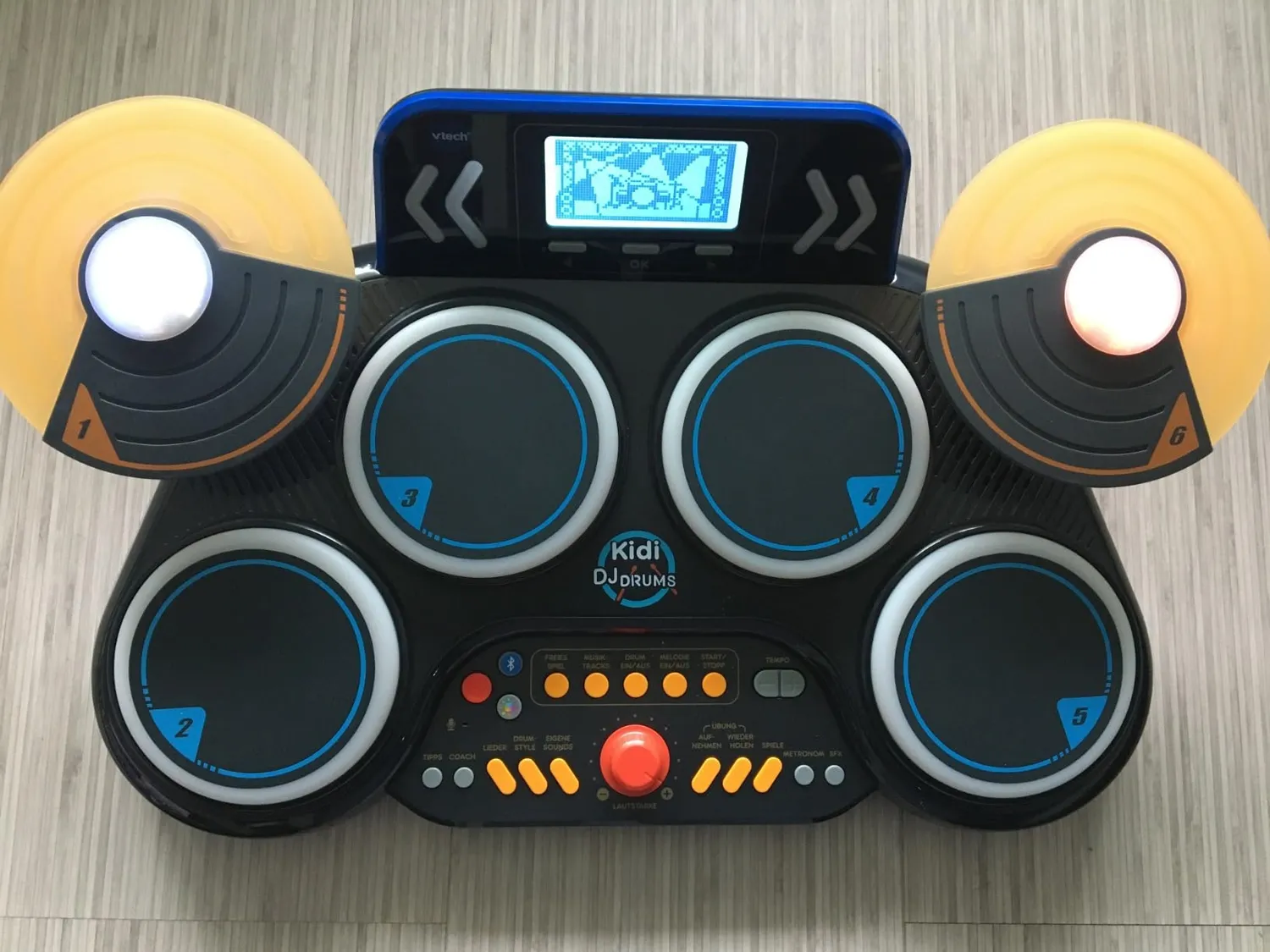 Vtech Kidi DJ Drums Schlagzeug elektronisch mit Bluetooth 6-12 J.