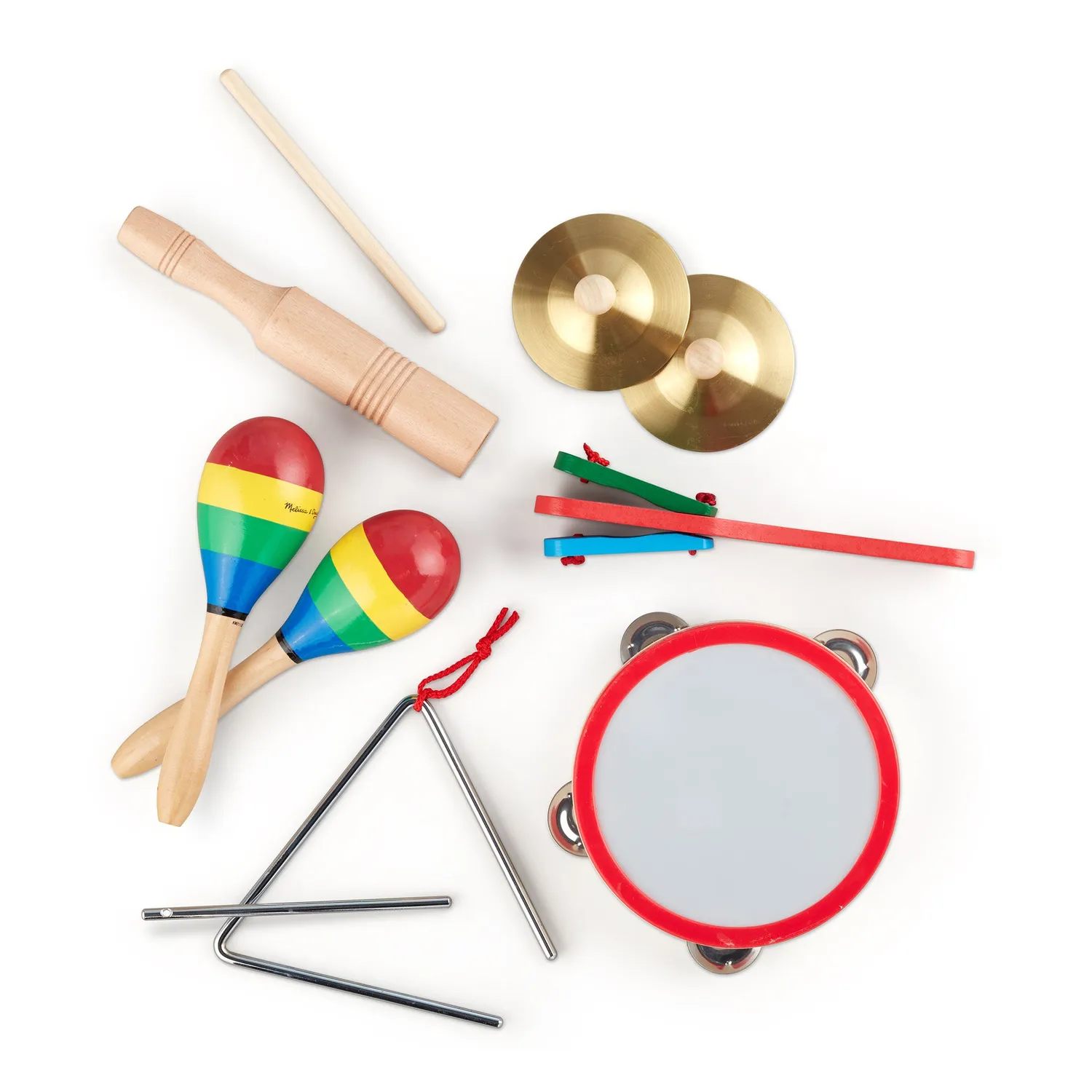 Melissa & Doug Band-in-a-Box Musikinstrumente 10-teilig