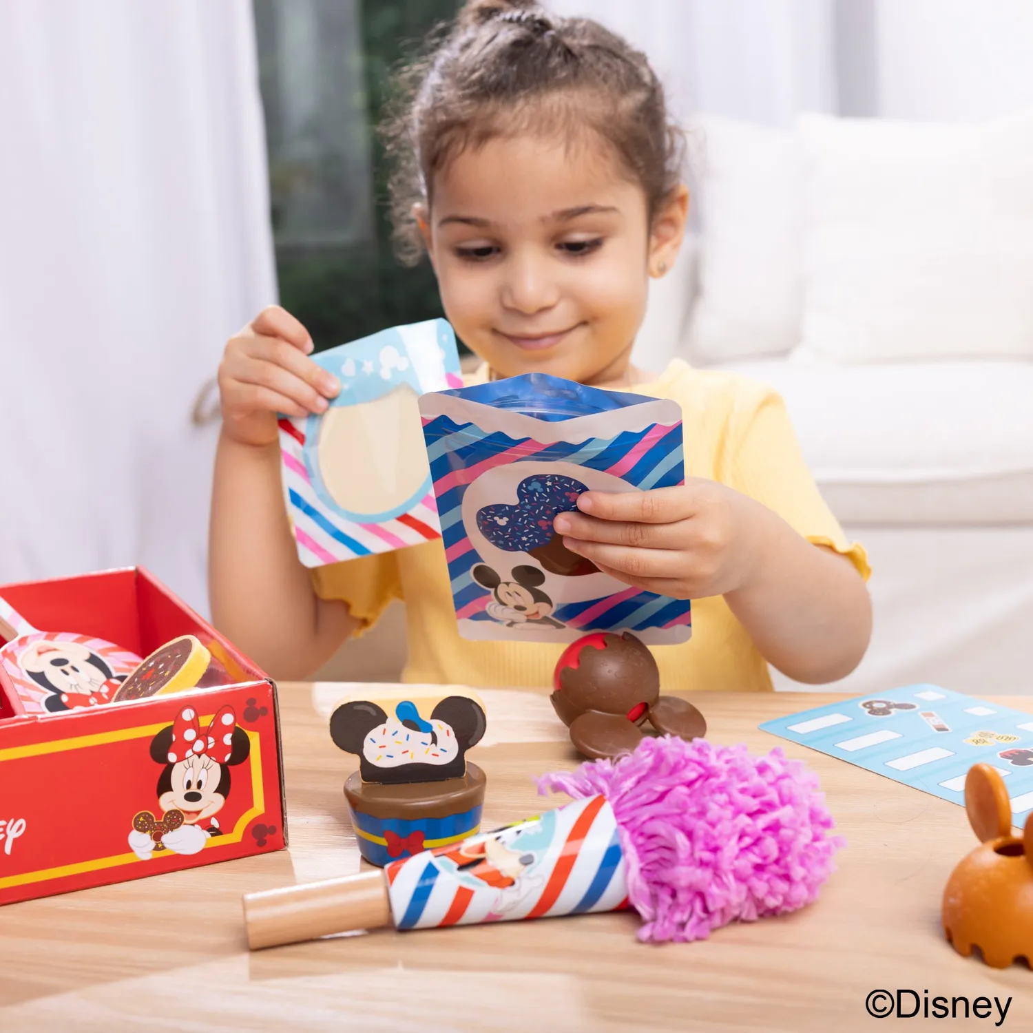 Melissa and Doug Disney Snacks Popcorn Kaufladenset 24tlg