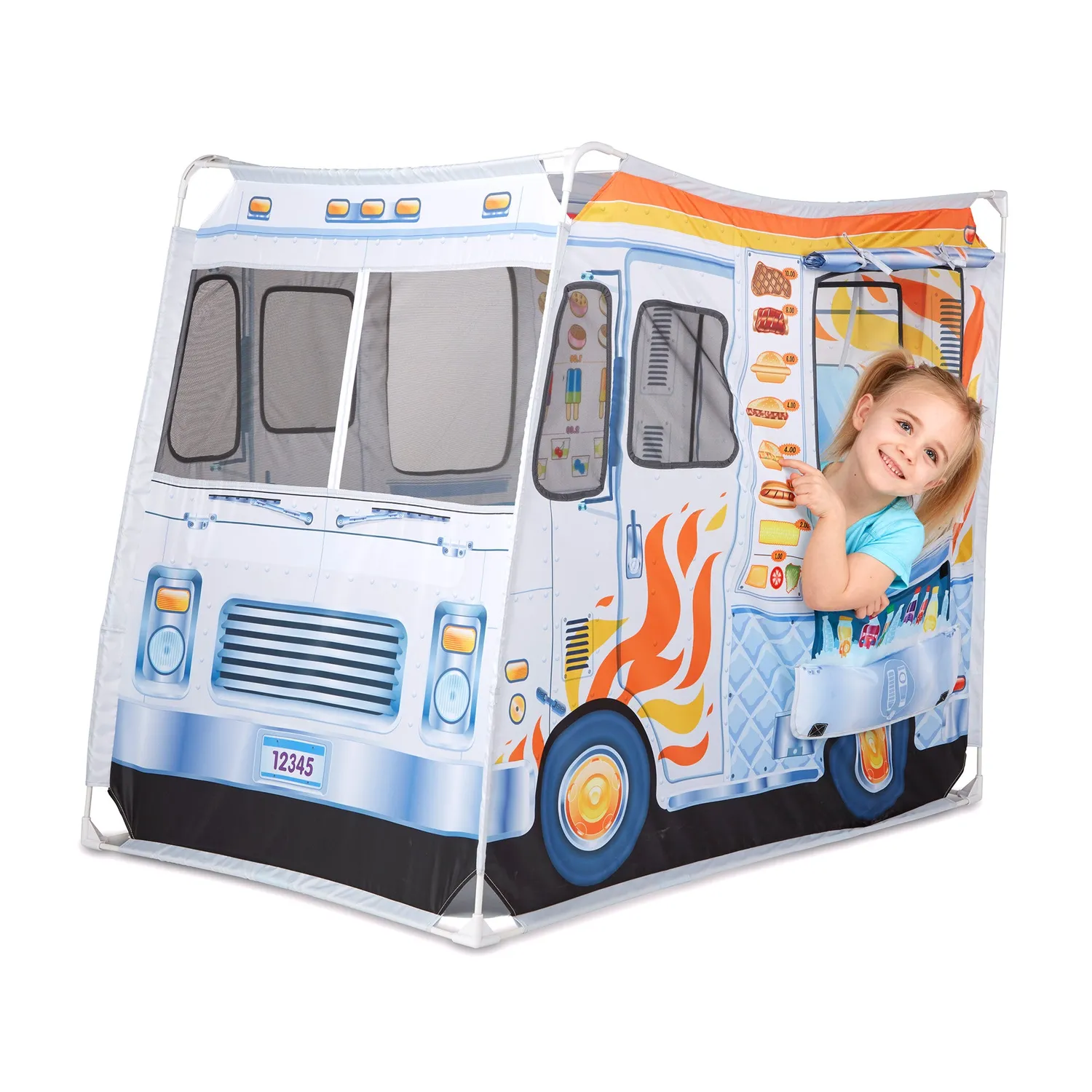 Melissa and Doug Food Truck Play Tent Spielzelt 2in1