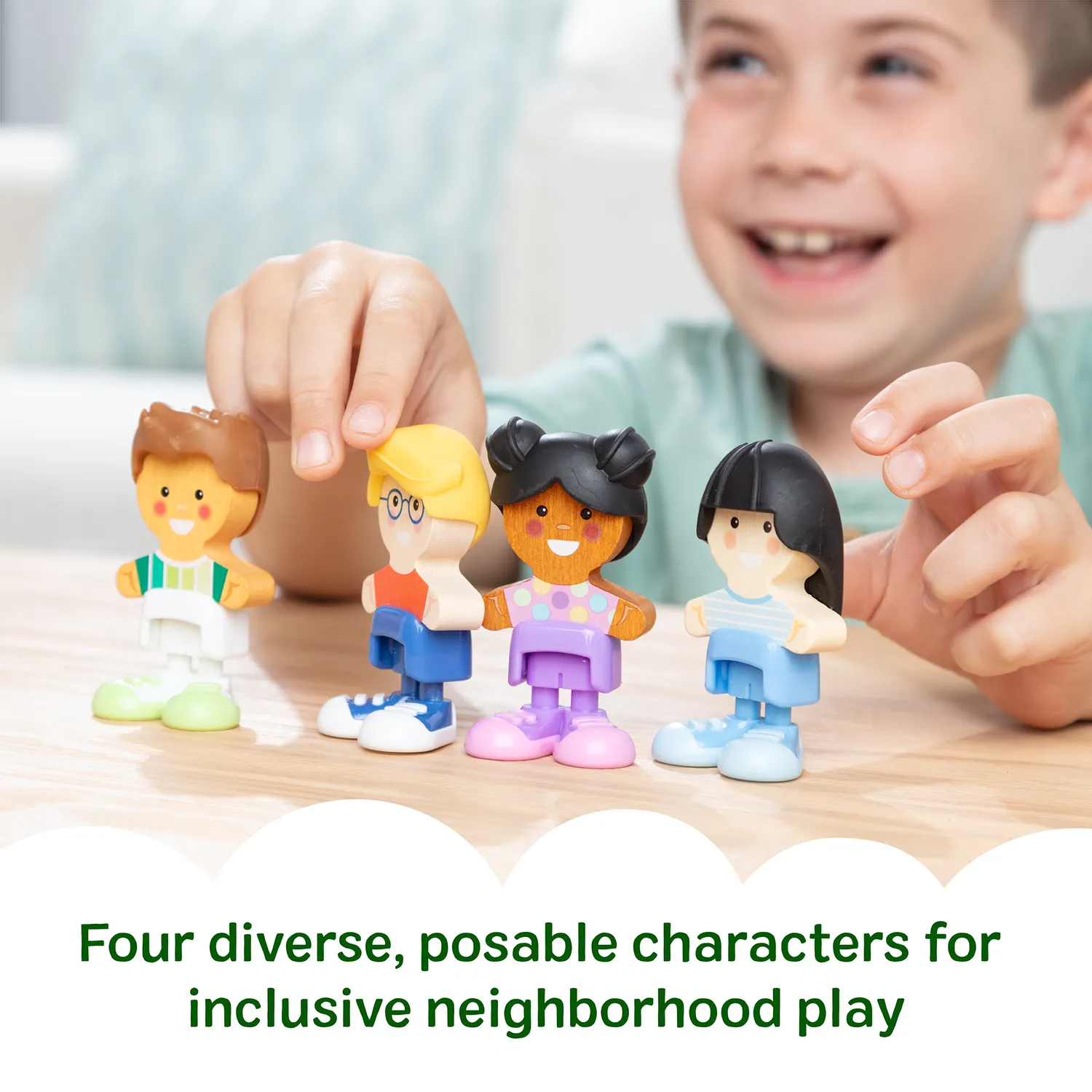 Melissa & Doug Cheery Lane Puppenhaus Set Bundle 9 Figuren