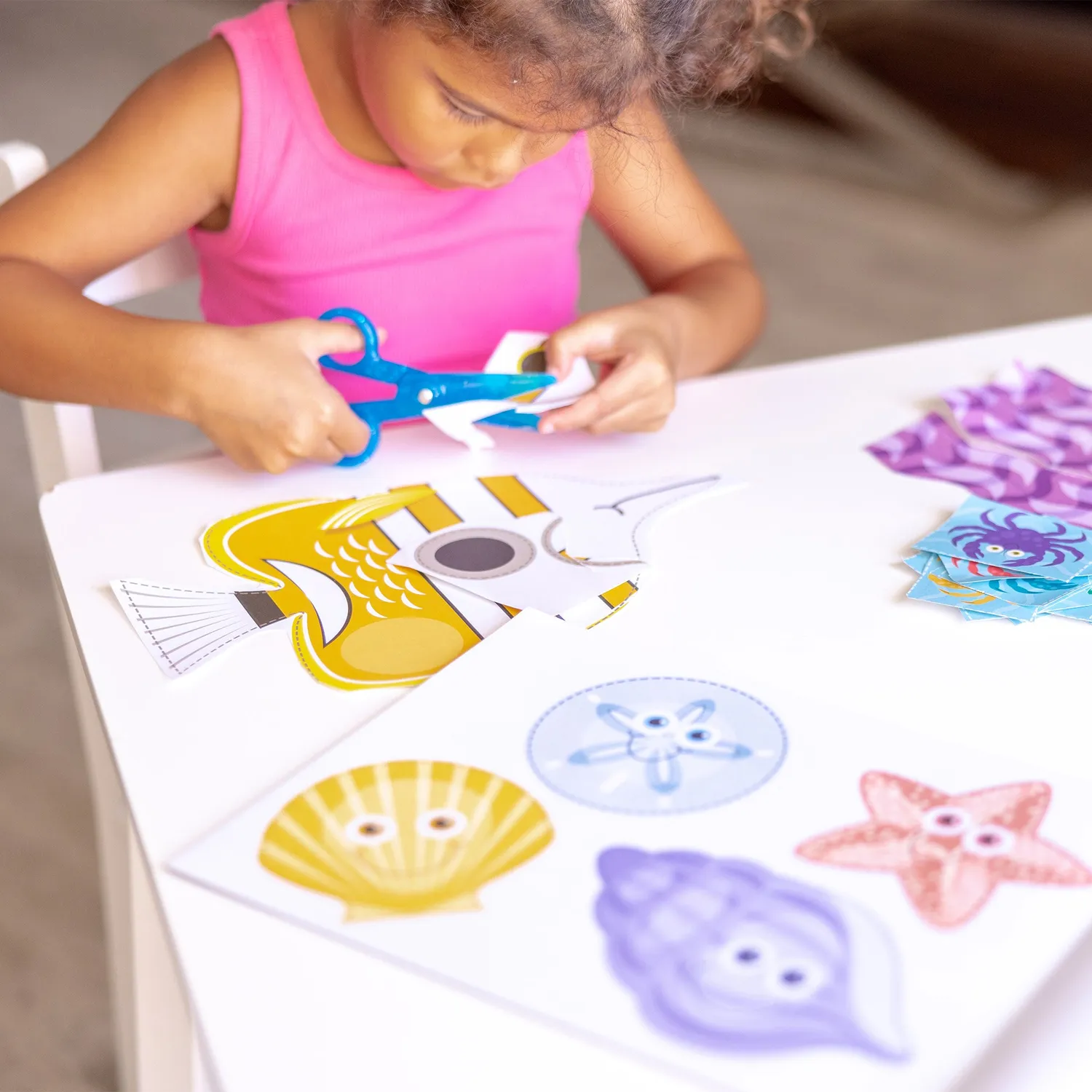 Melissa & Doug Sea Life Scissor Skills Bastelblock Meer ab 4 Jahren