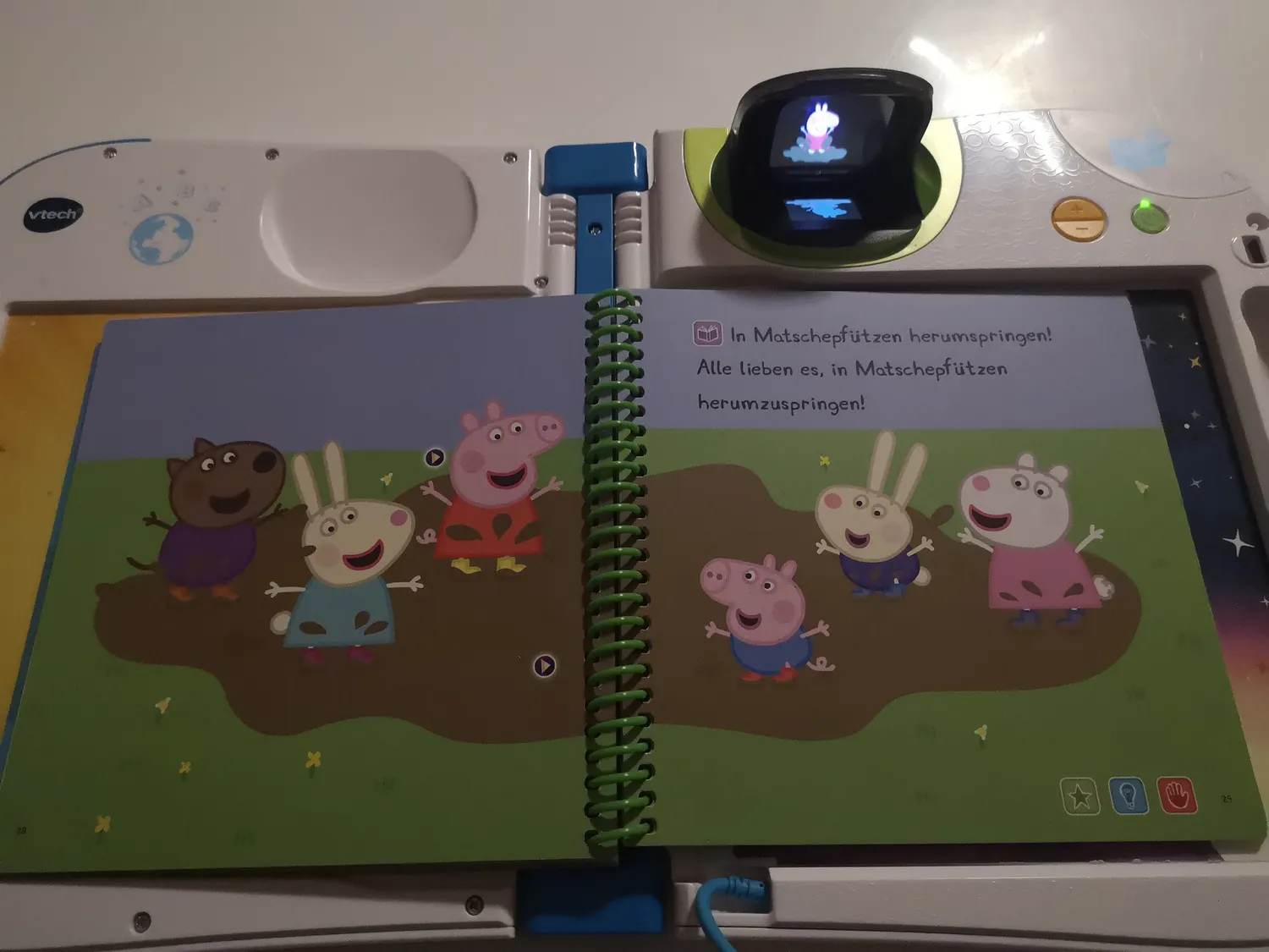 VTech MagiBook Peppa Pig Lustige Geschichten Lernbuch Stufe 1