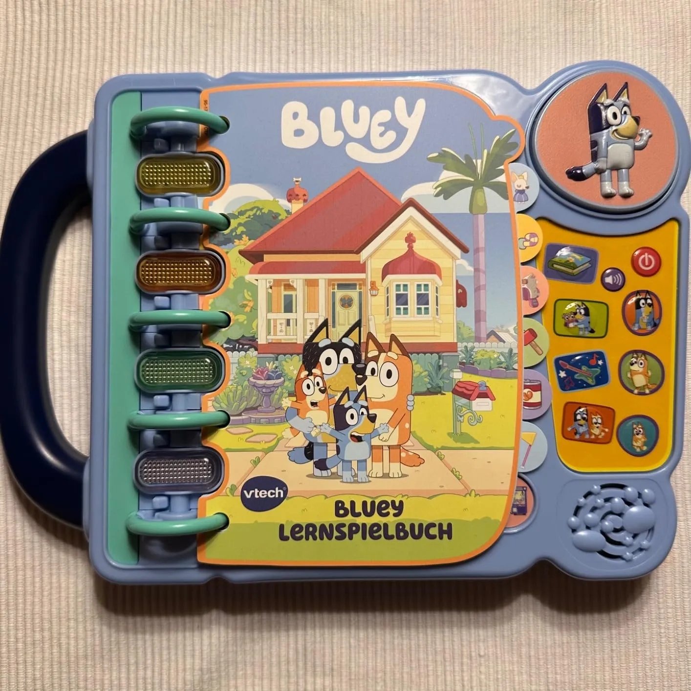 VTech Bluey Interaktives Lernspielbuch 14 Seiten mit Originalstimmen