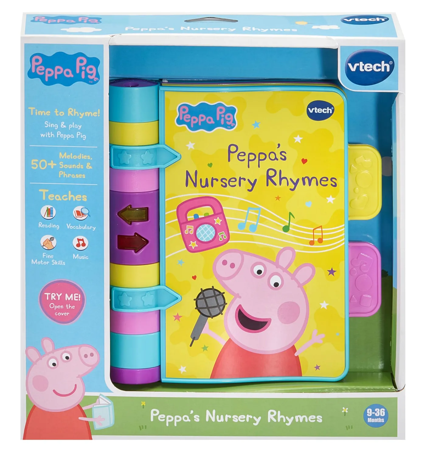 VTech Peppa Pig Nursery Rhymes Buch mit Liedern ab 9 Monate