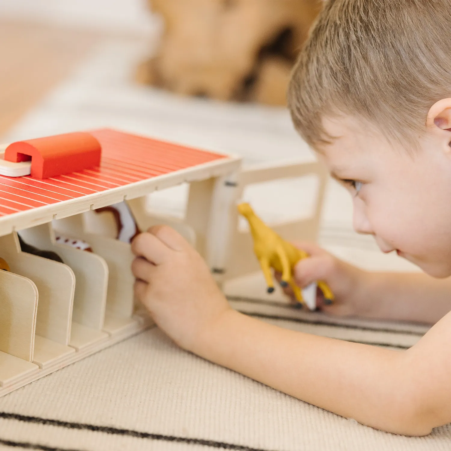 Melissa & Doug Take-Along Show-Horse Stable Pferdestall