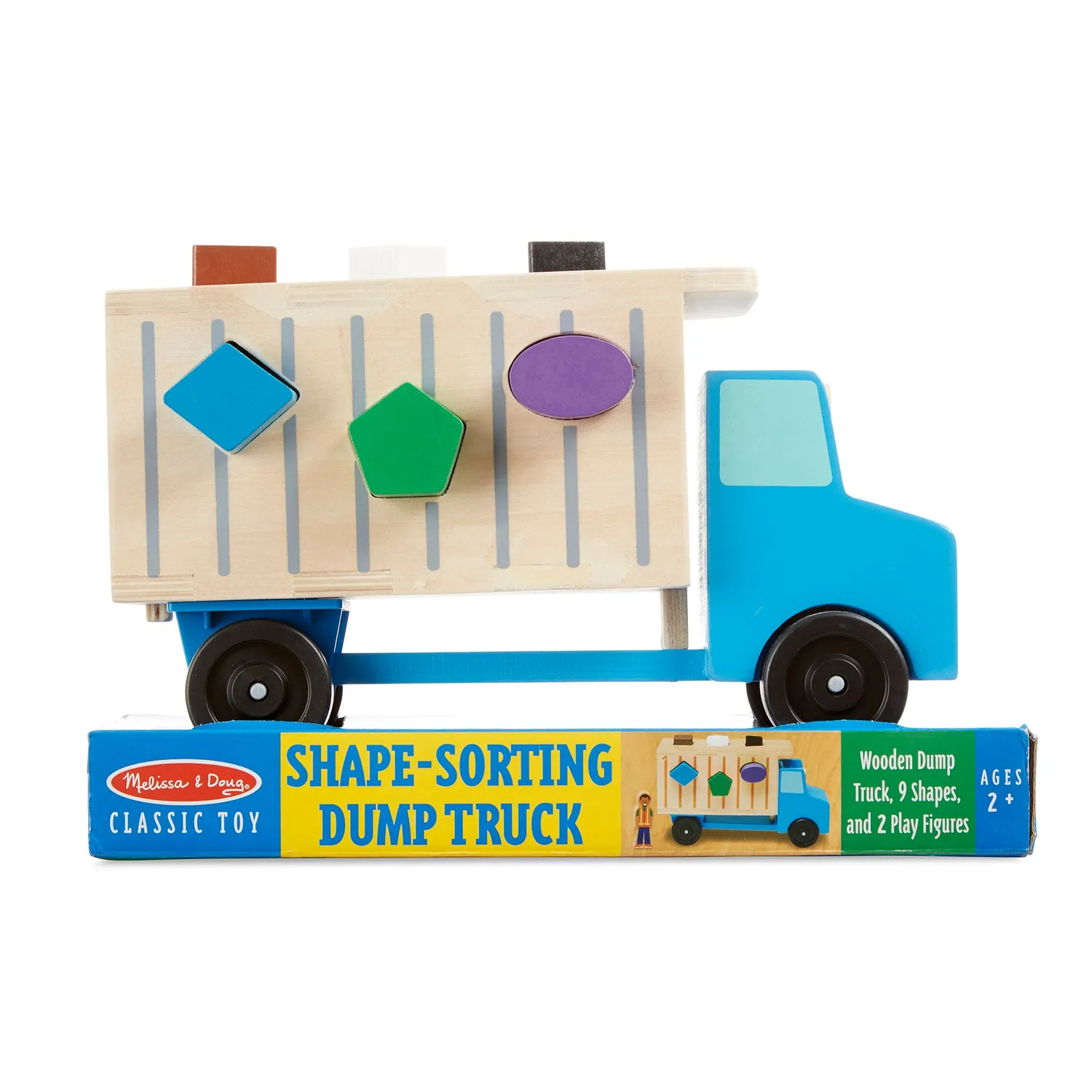 Melissa & Doug Shape-Sorting Dump Truck Kipplaster Holz