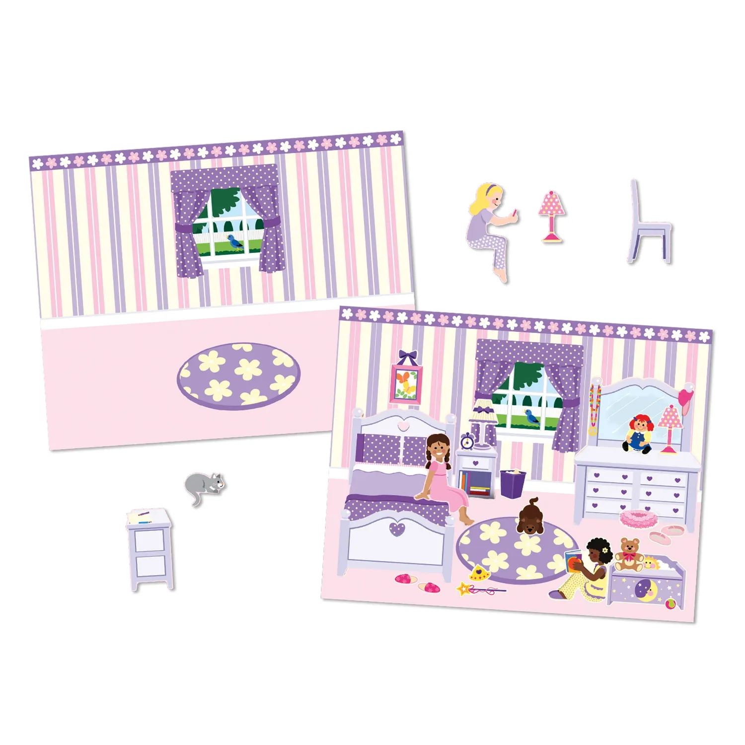 Melissa & Doug Play House Stickerheft wiederverwendbar