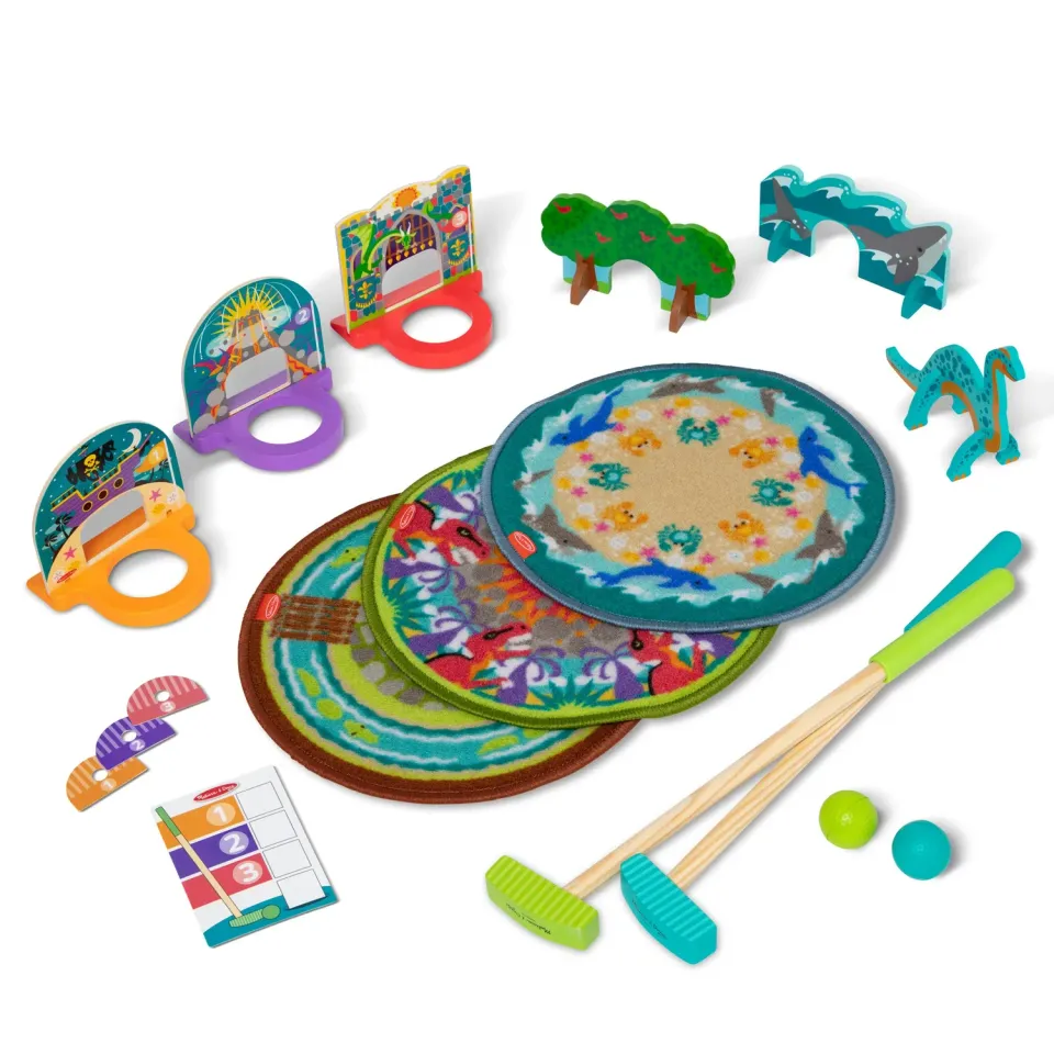 Melissa & Doug Fun at the Fair Minigolf Spielset Holz