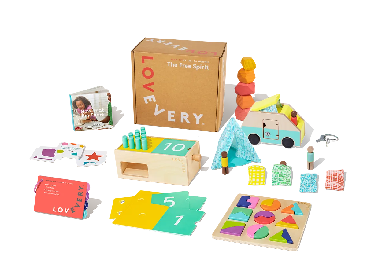 Lovevery Das Freigeist-Set Lernspielset Deutsch Zählen