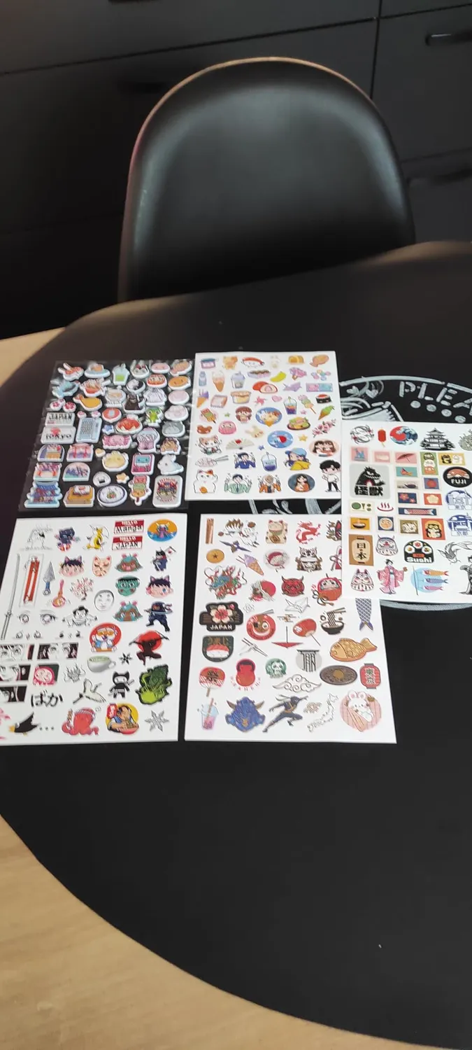 Buki France FK021 Sticker Manga Kawaii 200 Aufkleber
