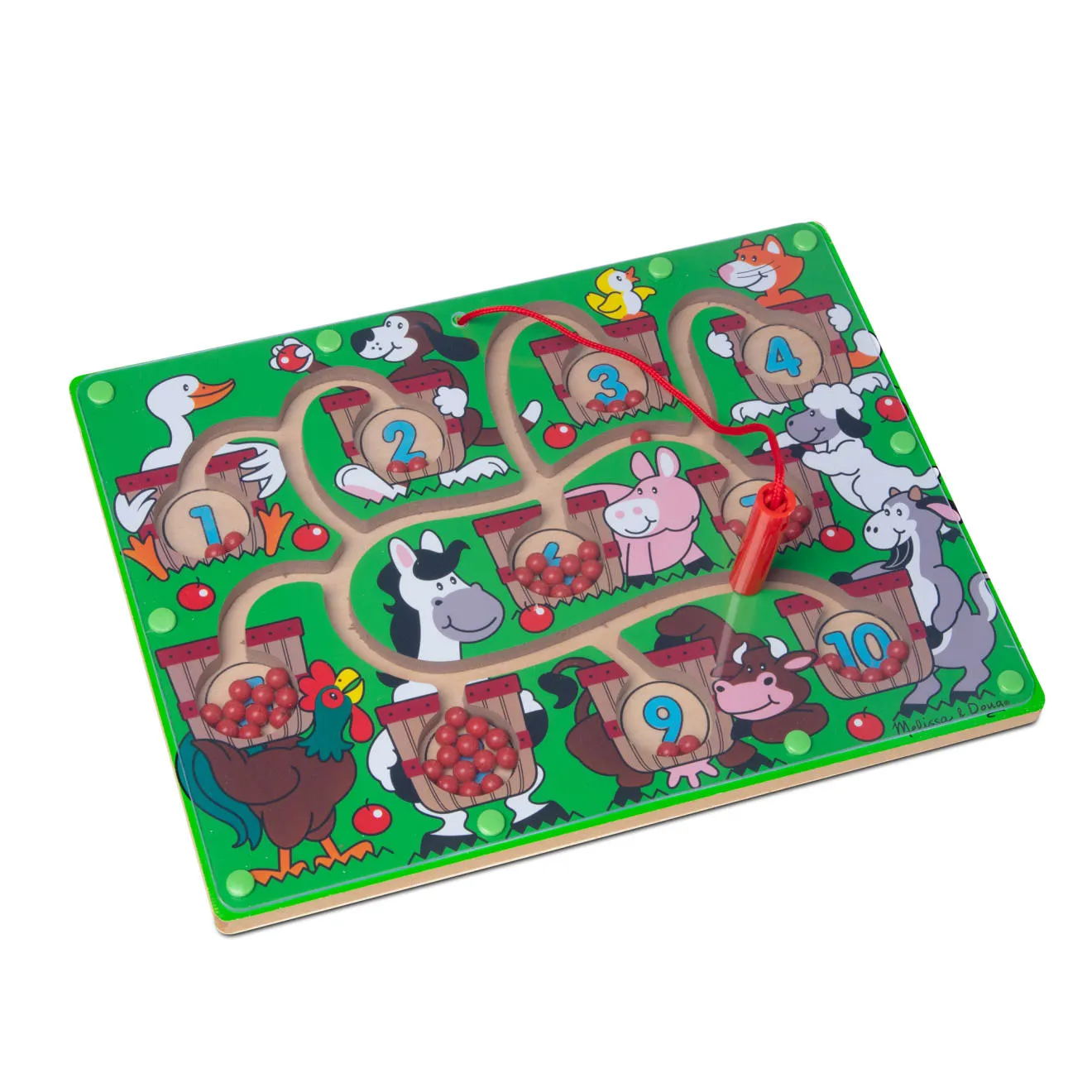 Melissa & Doug Number Maze Magnetspiel Zählen lernen