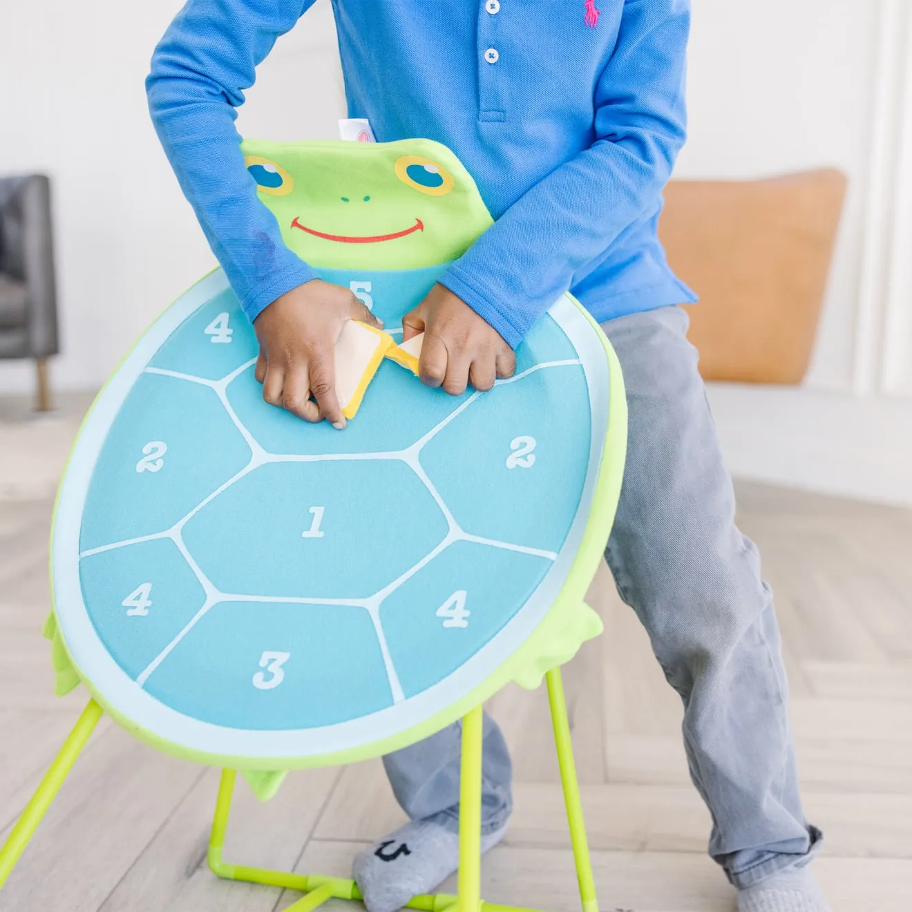 Melissa & Doug Dilly Dally Zielwurfspiel Schildkröte Bohnenbeutel
