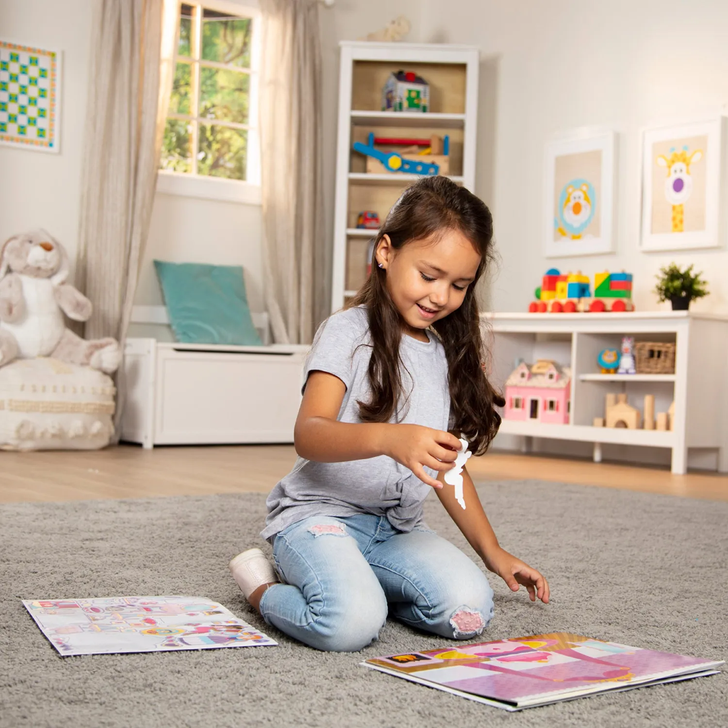 Melissa & Doug Princess Castle Stickerheft wiederverwendbar