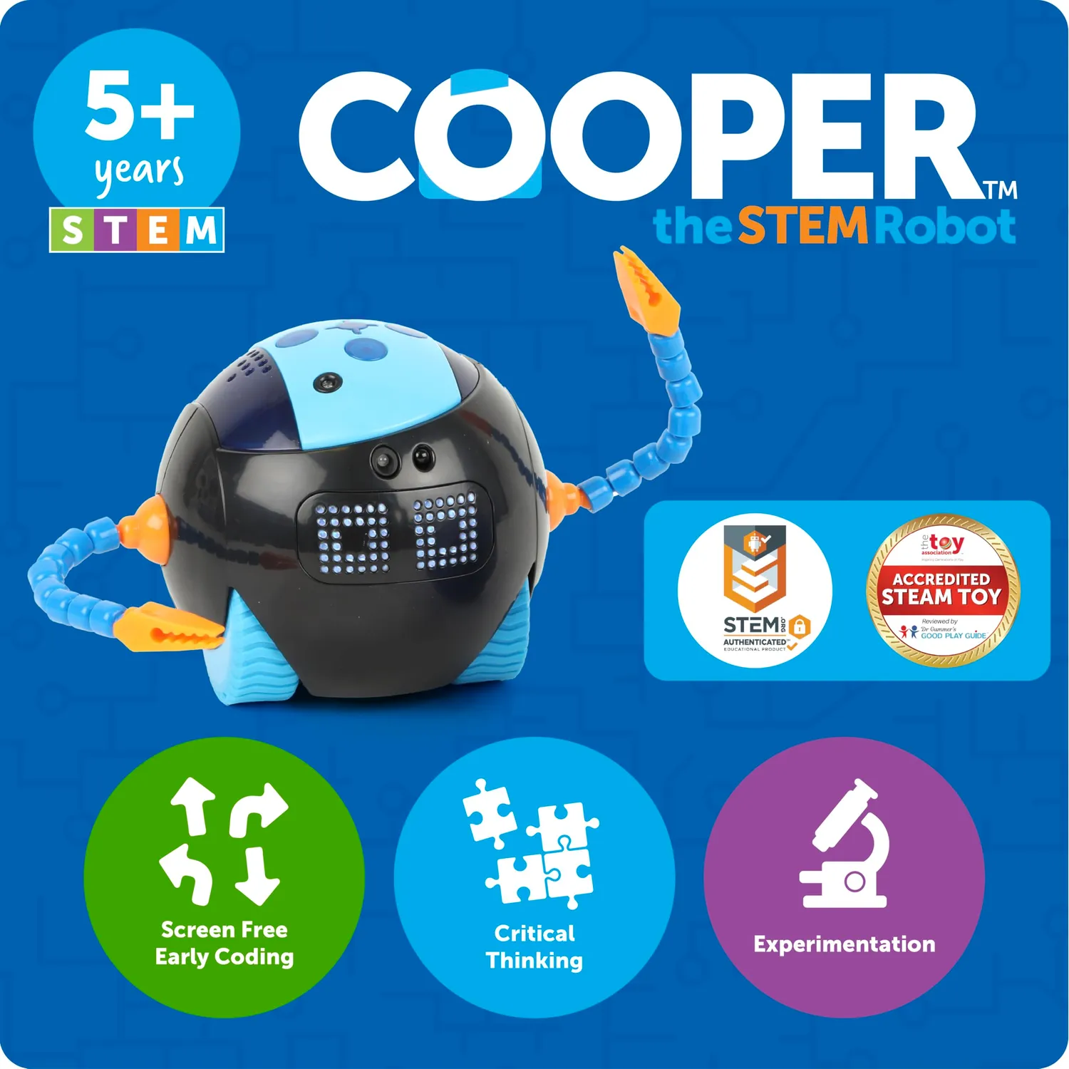 Learning Resources Cooper STEM-Roboter LER3119 Einzeln