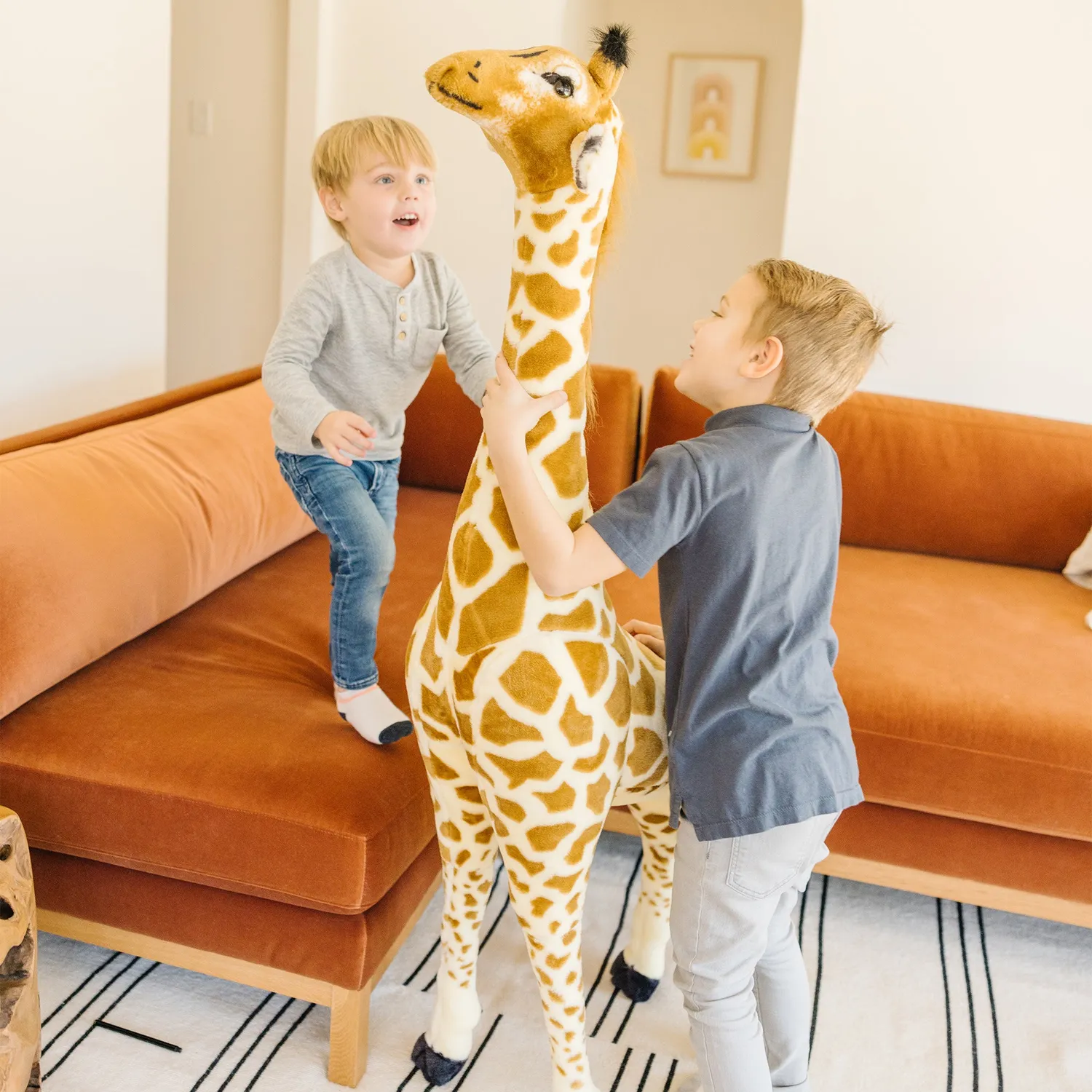 Melissa & Doug Giraffe Plüschtier XXL 120 cm Kuscheltier