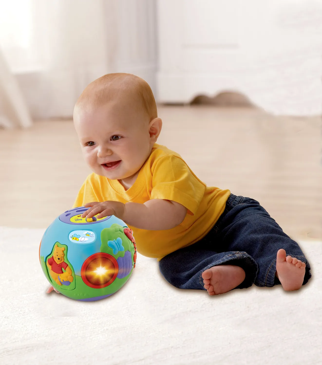 VTech 80-106104 Winnie Puuhs Bunte Lernkugel Musik
