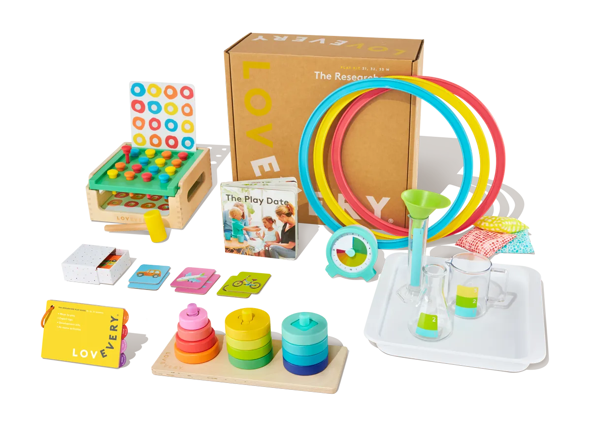 Lovevery Play Kits Das Forscher-Set Lernspielzeug Deutsch 31-33 M.