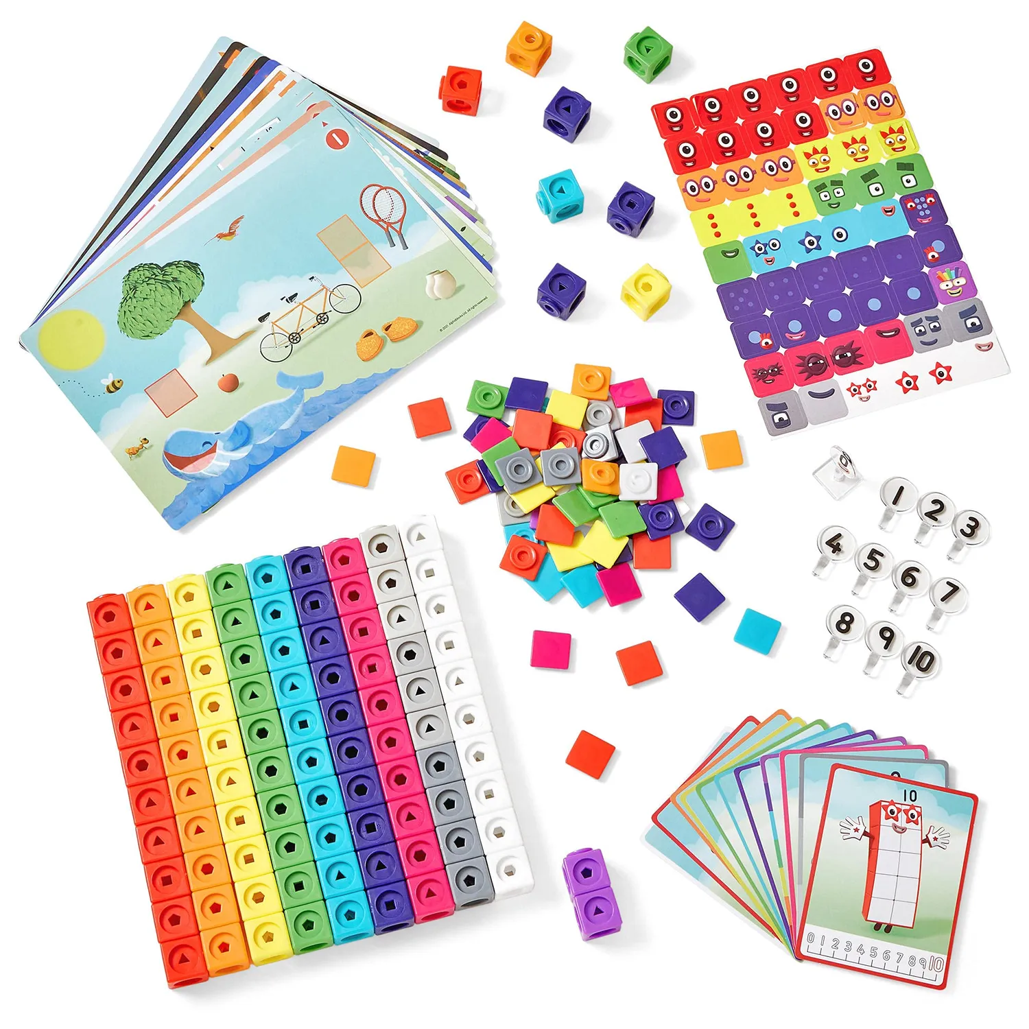 Learning Resources Numberblocks MathLink 1-10 Aktivitätsset Vorschule