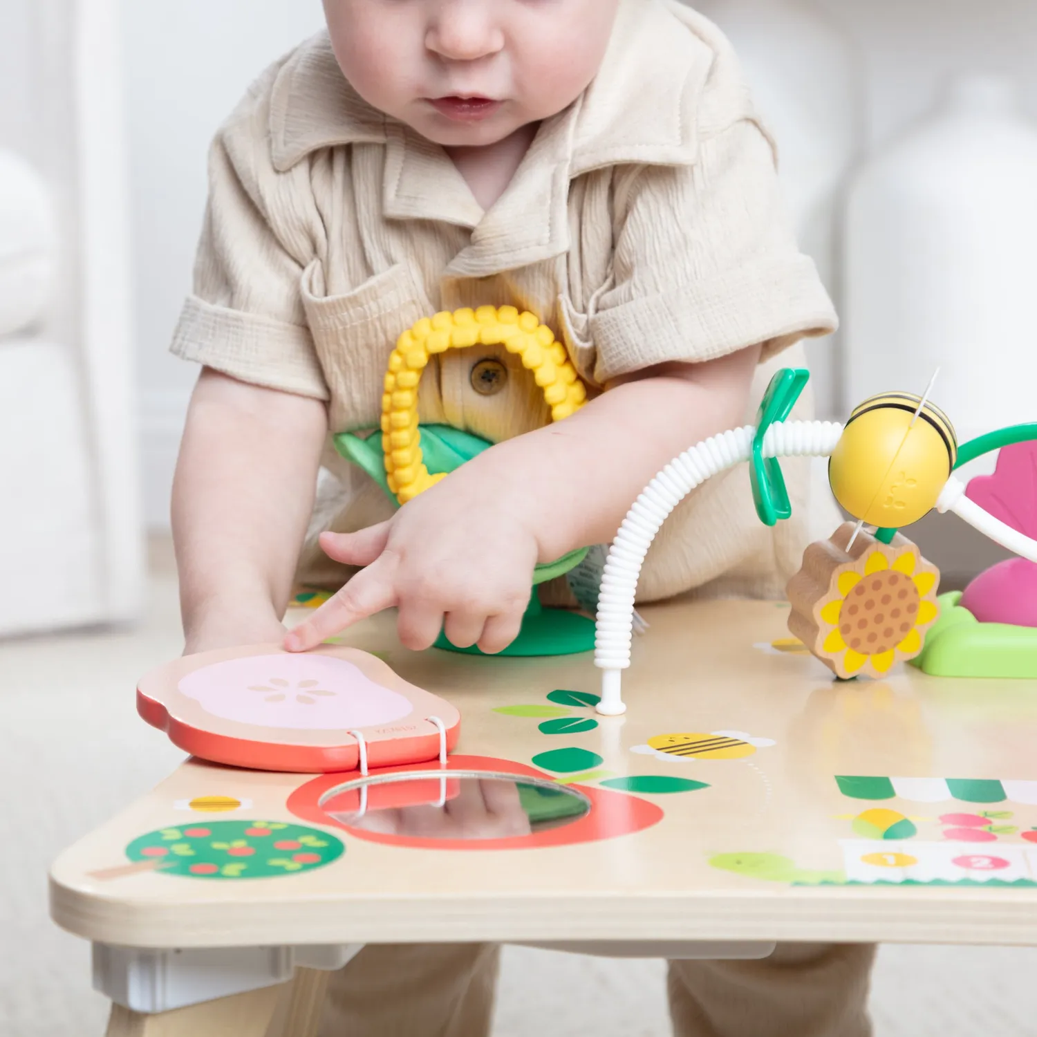 Melissa & Doug Farmers Market Aktivitätscenter Holz Baby 3in1