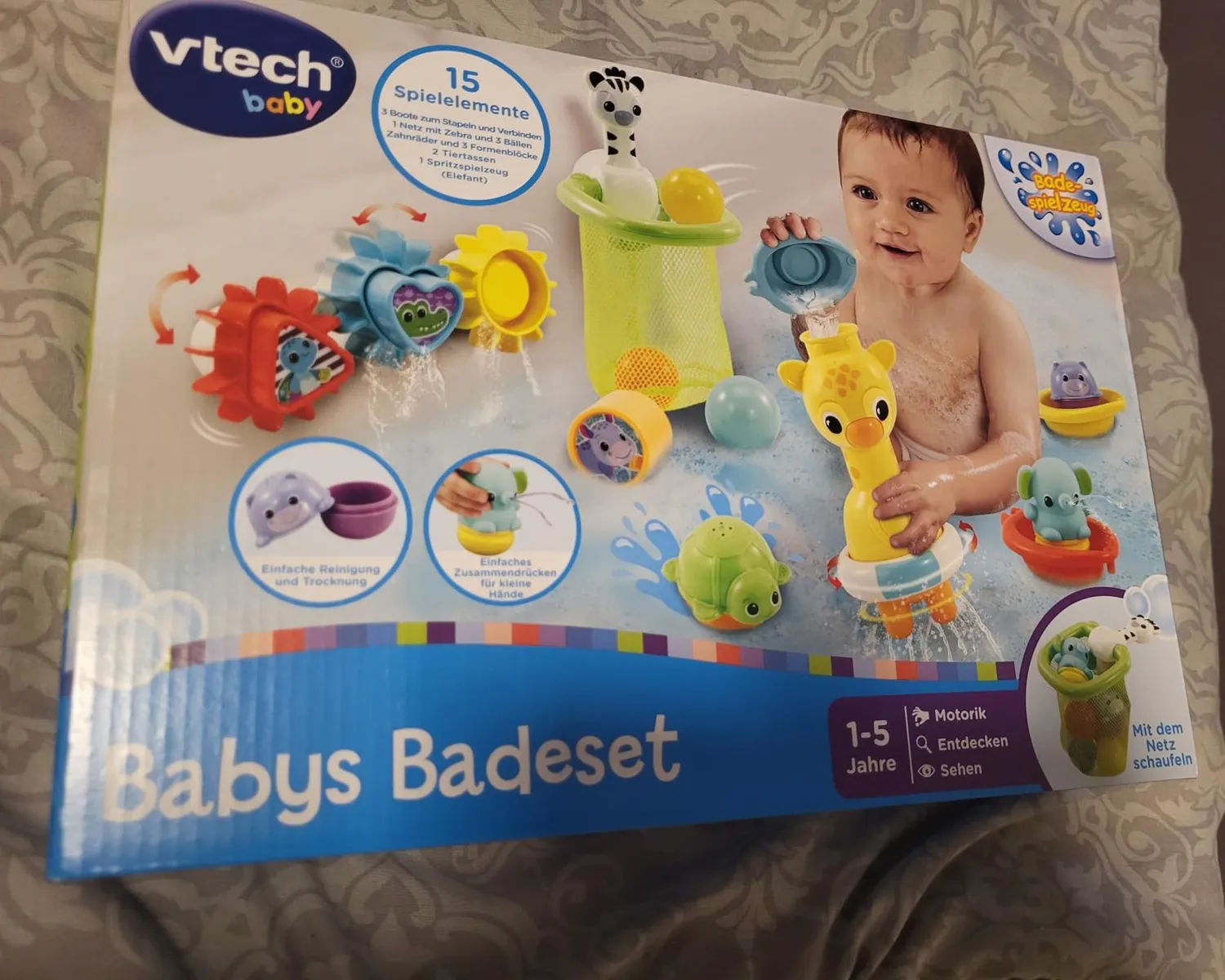 VTech Baby Badeset 6-teilig Badespielzeug mit 15 Elementen