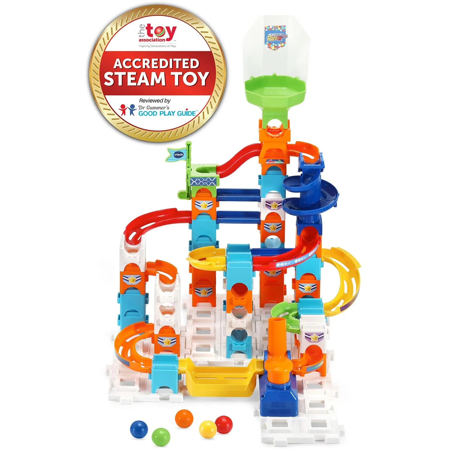 VTech Marble Rush Spiral Starter Set Kugelbahn mit Kugeln