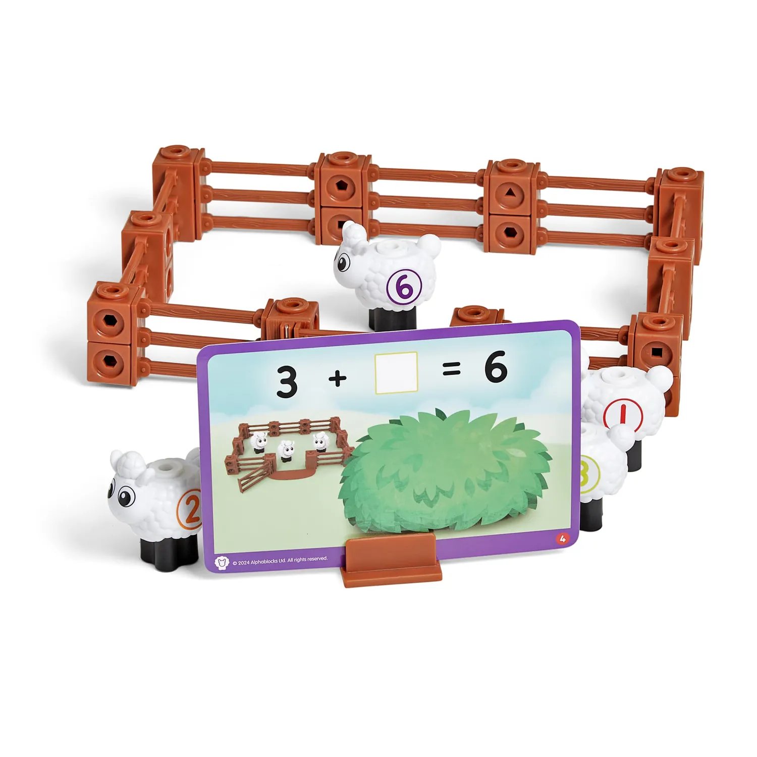 Learning Resources MathLink Numberblocks Bauernhof Schafe 53-tlg.