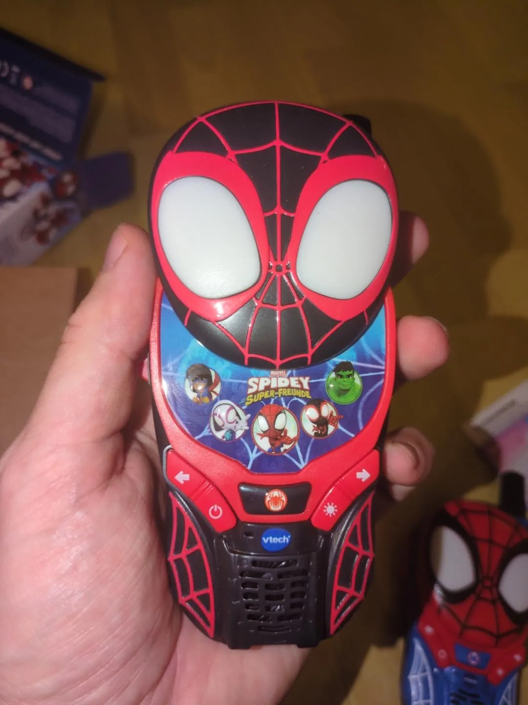 VTech Marvel Spidey Walkie-Talkies 2er 200 m 3-6 Jahre